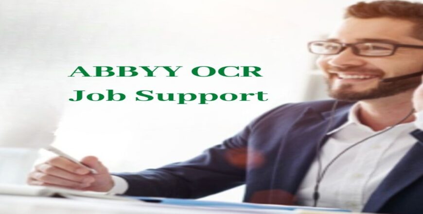 ABBYY OCR Job Support